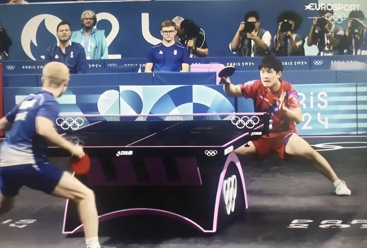 瑞典队鏖战法国队，张本智和关键制胜的简单介绍