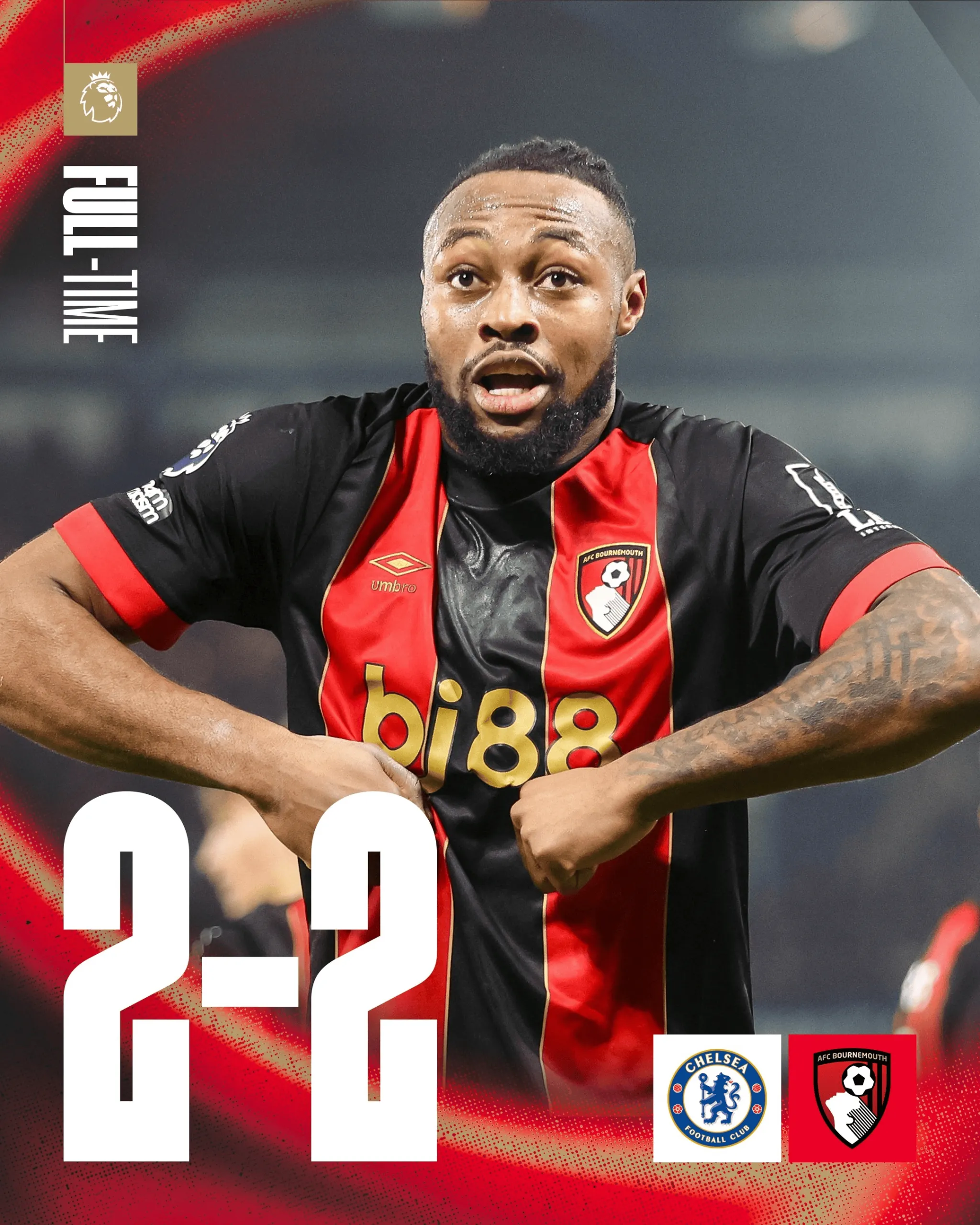 伯恩茅斯客场-战平，难以取得胜利的简单介绍