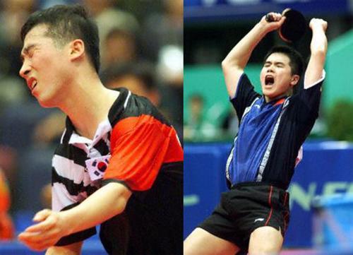 关于韩国乒乓球队完胜瑞典乒乓球队，张继科绝境逆转的信息